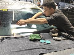 -鲨鱼皮汽车凹陷玻璃修复(静安店)