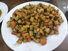 虾仁炒疙瘩-白魁老号饭庄(交道口店)