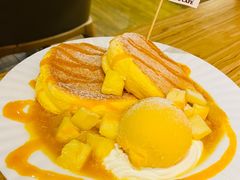 芒果菠萝超松软班戟-Ufufu cafe(天神巷店)