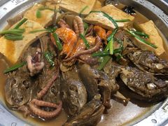 -东来菜馆•手抓海鲜家常菜•海鲜锅贴(鸽子窝店)
