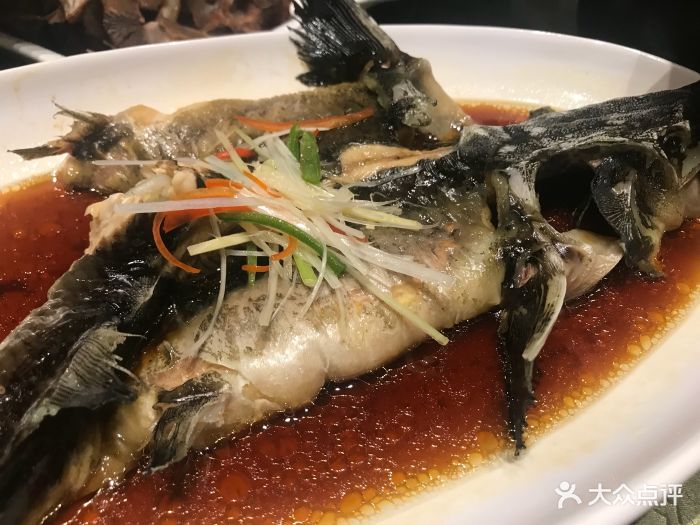 锦绣金山(维明店)清蒸鲟鱼图片 - 第1张