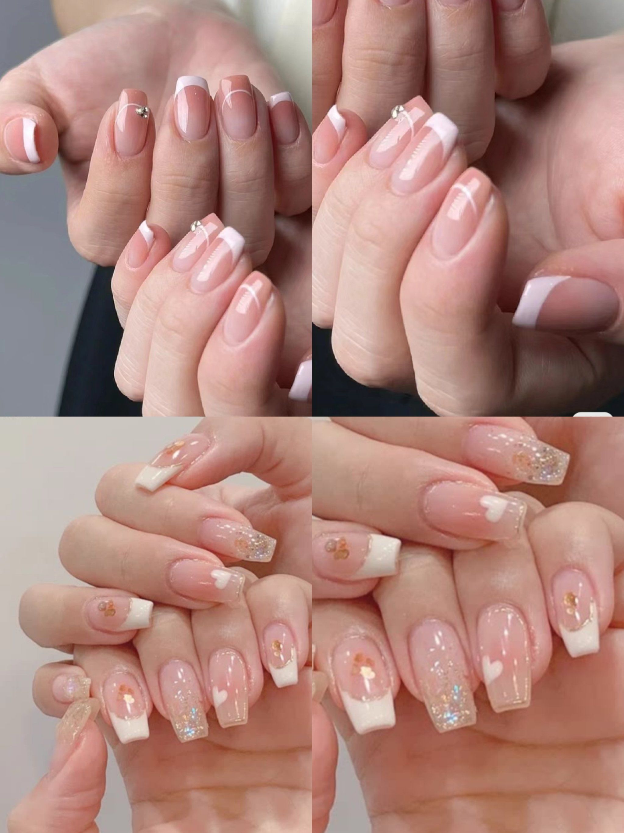 秋冬新款网红显白显嫩仙女美甲系列