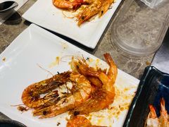 泰式黑虎虾-大渔铁板烧(花园道店)