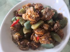 腊八蒜拌扇贝-良师门滨海人家·海鲜·家常菜(滨海城店)