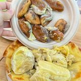 好吃到没空说话！全都在认真的炫榴莲！