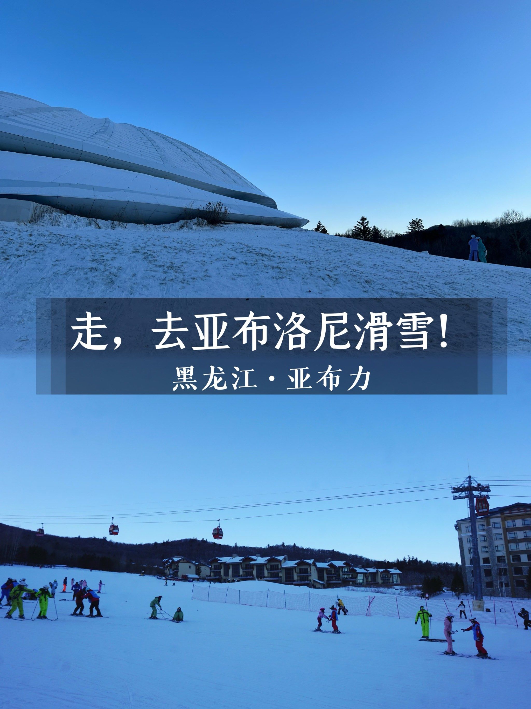 来东北,怎么可以不滑雪呢