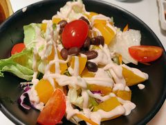 黄桃沙拉-猪啊牛呀羊啊铜盘烤肉(正大广场店)