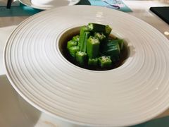 凉拌秋葵-南山鲜虾面·活鲜小馆·海味大连菜(南山总店)