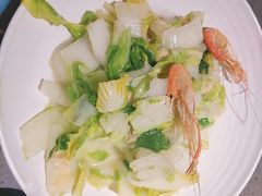 腐皮青菜-老头儿油爆虾(星光一期店)