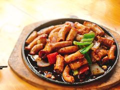 铁板竹肠-渔闻农家菜