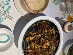 葱爆孜然羊肉卷富春饼-桂满陇·海市蜃楼·黑金(国金店)