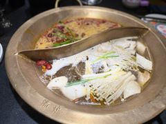 菌汤鸳鸯锅-沸炉重庆老火锅(军事博物馆店)