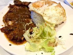 黑椒带骨猪排双蛋饭-柠檬树茶餐厅(海雅缤纷城店)