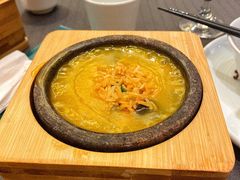 石锅脆米煮鲍鱼-望乡楼上海菜(日月光店)