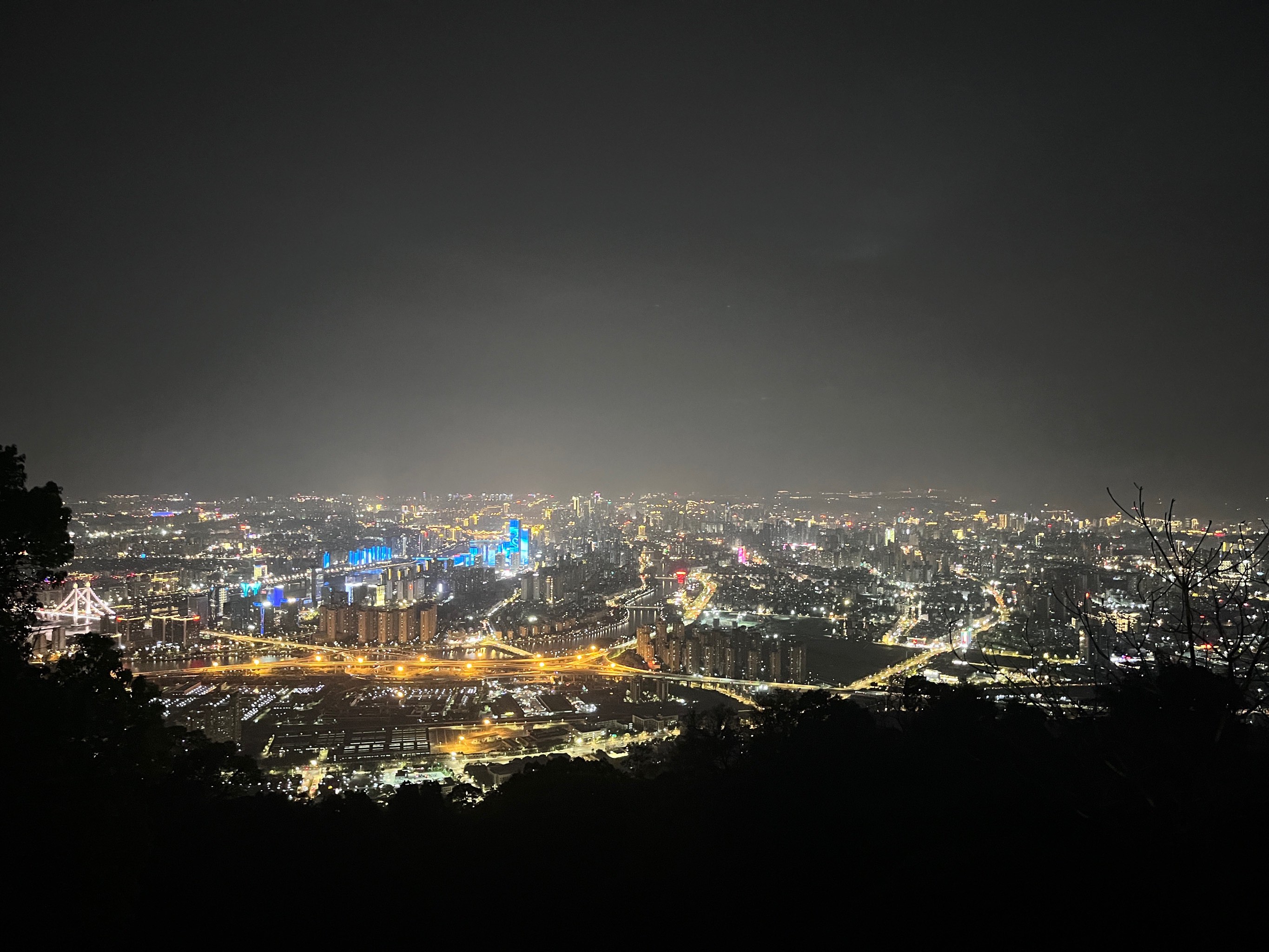 鼓岭夜景图片