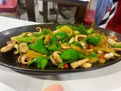 爆炒八爪鱼-阿尔法海鲜排档(爱琴海店)
