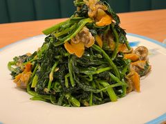 菠菜拌蛤蜊-群姐面馆·海鲜烧烤(同安路二店)