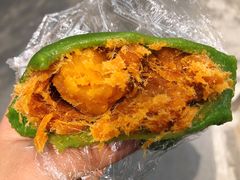 蛋黄肉松青团-许阿姨糕团店(南京总店)