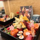 在leeds吃的刺身盒子