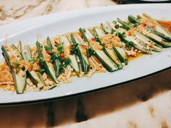 金银蒜蒸秋葵-绿茶餐厅(乐峰广场店)