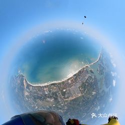 跳伞skydiveboao博鳌海上跳伞