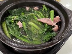 肉汁煲淋菜心-宜宾海鲜酒家·三十年老字号