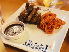 炭烧美国牛肋条-新伊邑牛扒披萨西餐厅