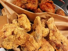 炸鸡一半一半-富乐满韩国正宗炸鸡韩国料理(虹泉路店)