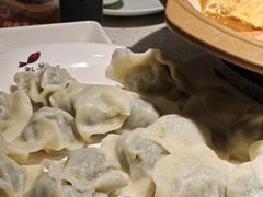 春·荠菜扇贝饺-船歌·鱼水饺青岛菜(金狮广场店)