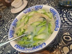 丝瓜腐竹浸鱼滑-米庄·原味私房菜(骏壹万邦店)