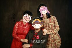 -时光纪亲子全家福照相馆(静安店母女写真父母纪念照)