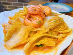 大虾烧白菜-1937青岛老味道·海肠捞饭·青岛菜(大鲍岛栈桥店)
