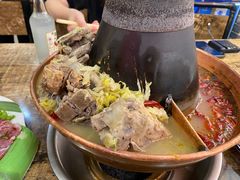 -老蜀铜火锅·酸菜脊骨·麻辣羊蝎子(热闹路店)