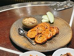 鸭肝酱伴葱油饼-杭州西子湖四季酒店·金沙厅