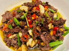 菜籽油炒衡东黄牛肉-老湘村·湖南土菜(天河维多利店)