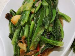 豆豉鲮鱼炒油麦菜-香港新发烧腊茶餐厅(书城店)
