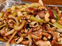 酱爆八爪-威海小海鲜大排档胖哥烧烤(双井店)