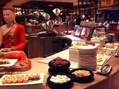 自助取餐区-OPEN開全日自助餐厅·牛肉火锅·海鲜(佛山希尔顿酒店)