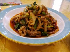 腊八蒜拌羊肚丝-新疆巴州金丝特餐厅(大钟寺店)