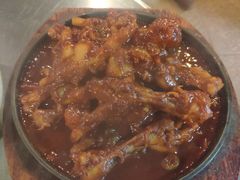 辣炒鸡爪-包装马车·韩国料理·포장마차