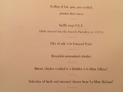 菜单-Restaurant Paul Bocuse