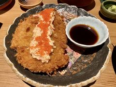 炸猪排佐飞鱼籽酱-松涛日本料理