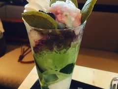 紫阳花抹茶芭菲-伊藤久右卫门(宇治本店)