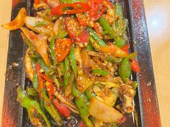 泡菜炒鱿鱼-쌍화점 霜花店·朝鲜族料理(徐家汇店)