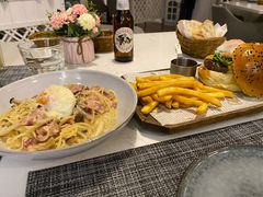 奶油汁培根溏心蛋意面-Future&Kitchen