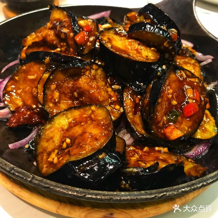 喜隆多新国际店)-铁板烧汁茄子-菜-铁板烧汁茄子图片-北京美食-大众