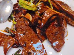 姜葱炒猪肝-迟慢厨房·土菜(后宰门店)