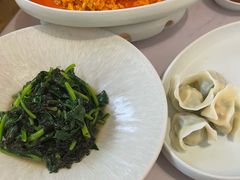 有机菠菜炒紫菜-喜鼎海胆水饺(平安金融中心店)