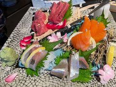 金目鲷刺身拼盘-芯元·碳烤熟成牛肉(经开店)