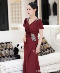 点击看大图 -伊莲妈妈装礼服旗袍高级定制